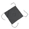 Galette de chaise 4 rabats 40 x 40 cm Nelsen anthracite