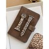 Leopard Print Genuine Leather Strap for Apple Watch, Fits Ultra 2, 49/46/45/42/40mm, Leather Wristband for iWatch Series 11 / 10 / 9 / 8 / 7 / 6/ 5/SE