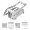 Vegetable Slicer Stainless Steel French Fry Cutter Potato Vegetable Slicer Chopper 2 Blades Kitchen Gadgets