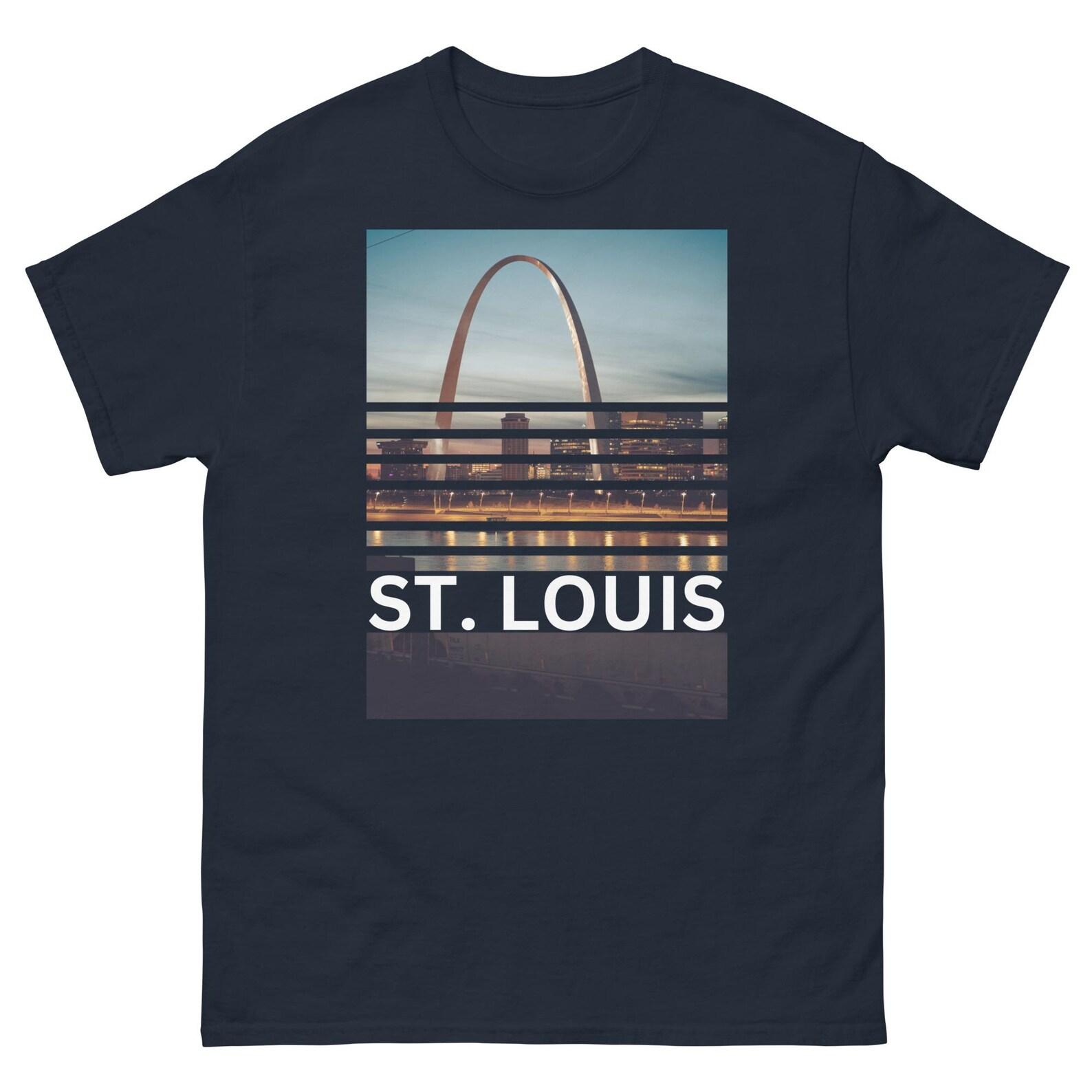 Stylish Unisex St. Louis Blinds Tee - Show Your Love for the Arch! Celebrate the Spirit of the Gateway City! (White) S