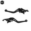 Heiß 2 Stück Universal CNC Legierung Motorrad Bremshebel Verstellbare Größe Moto Motorrad Modifikation Kupplungstrommel Bremshebel Griff