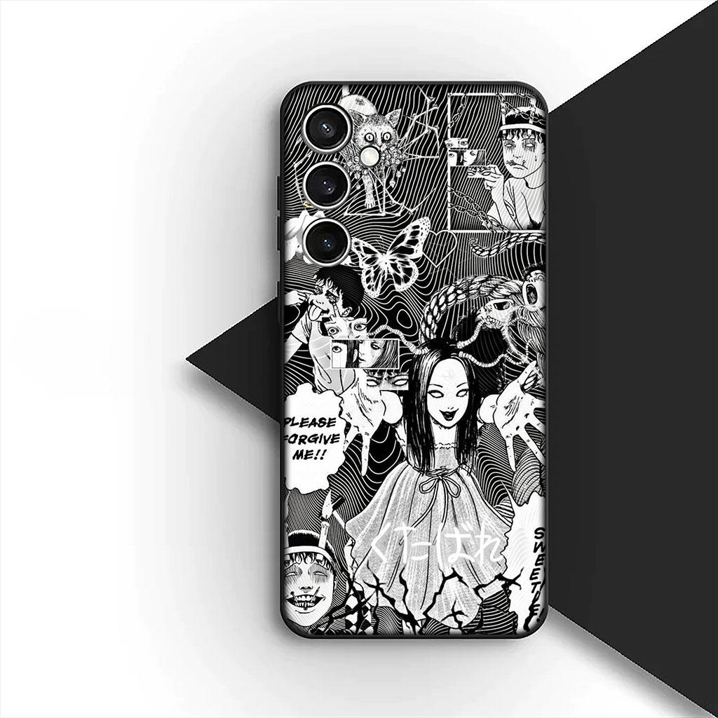 Serietidningar Junji Tomie Ito Kollektion Silikon Mobilskal till Apple iPhone 17 Air 12 13 Pro Max Mini ProMax 7 + 8 Plus Mjukt Skal
