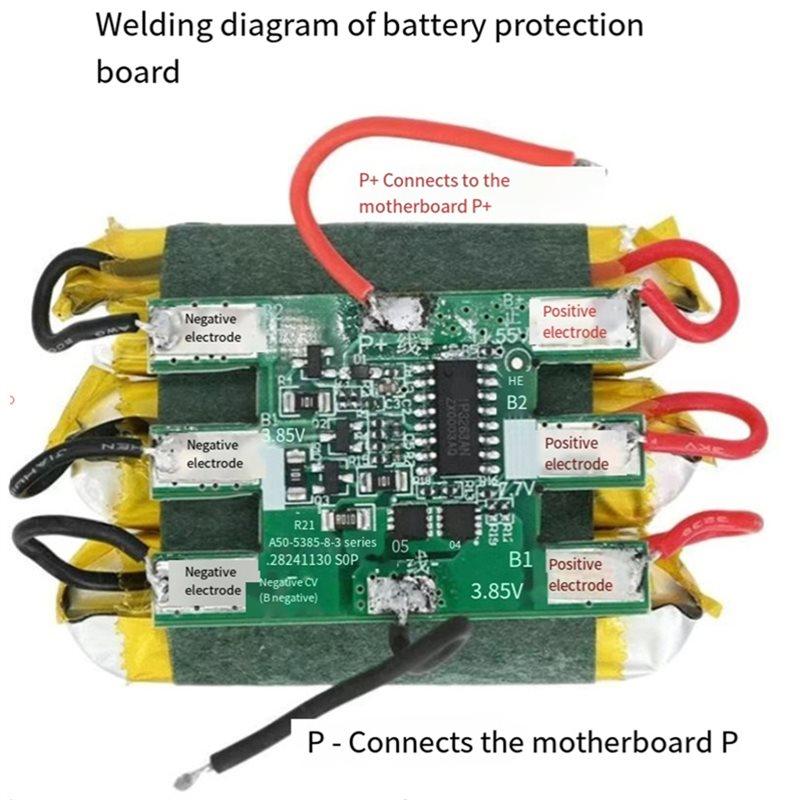 ABGI-PD45W 3S Bidirectional Fast Charging Power Bank Mainboard With Battery Protection LED Display DIY Charging Module