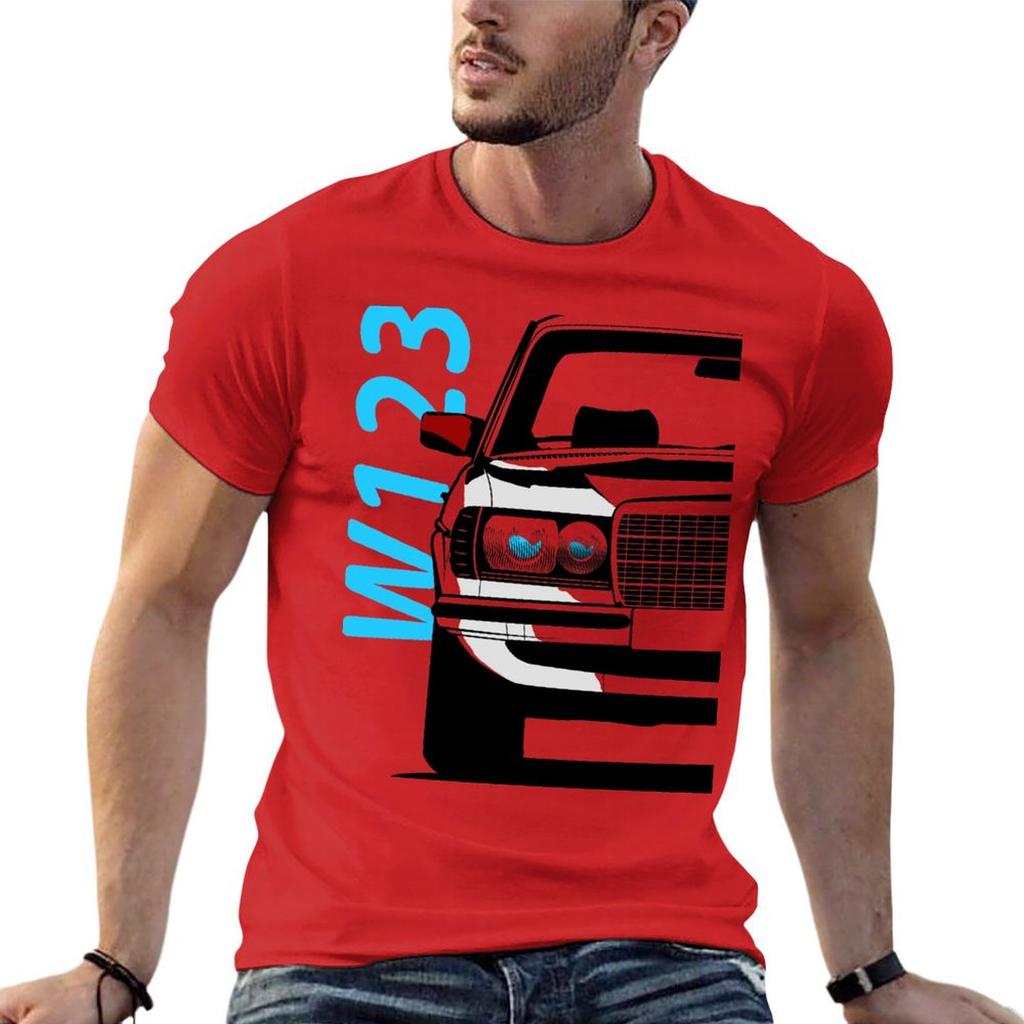 W123 1978 T-shirt sneldrogende shirts grafisch t-shirt T-shirt met korte mouwen mannen