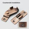 1/2PCS 90 Degree Right Angle Door Latch Stainless Steel Door Lock Bolt for Barn Sliding Door Flip Door Buckle Household Supplies
