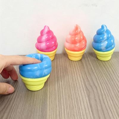Eiscreme-Quetschspielzeug Stressabbau Fidget Toy für Kinder Erwachsene Weiches Knet-Sensorikspielzeug für Angst Partygeschenk Geburtstagsgeschenk