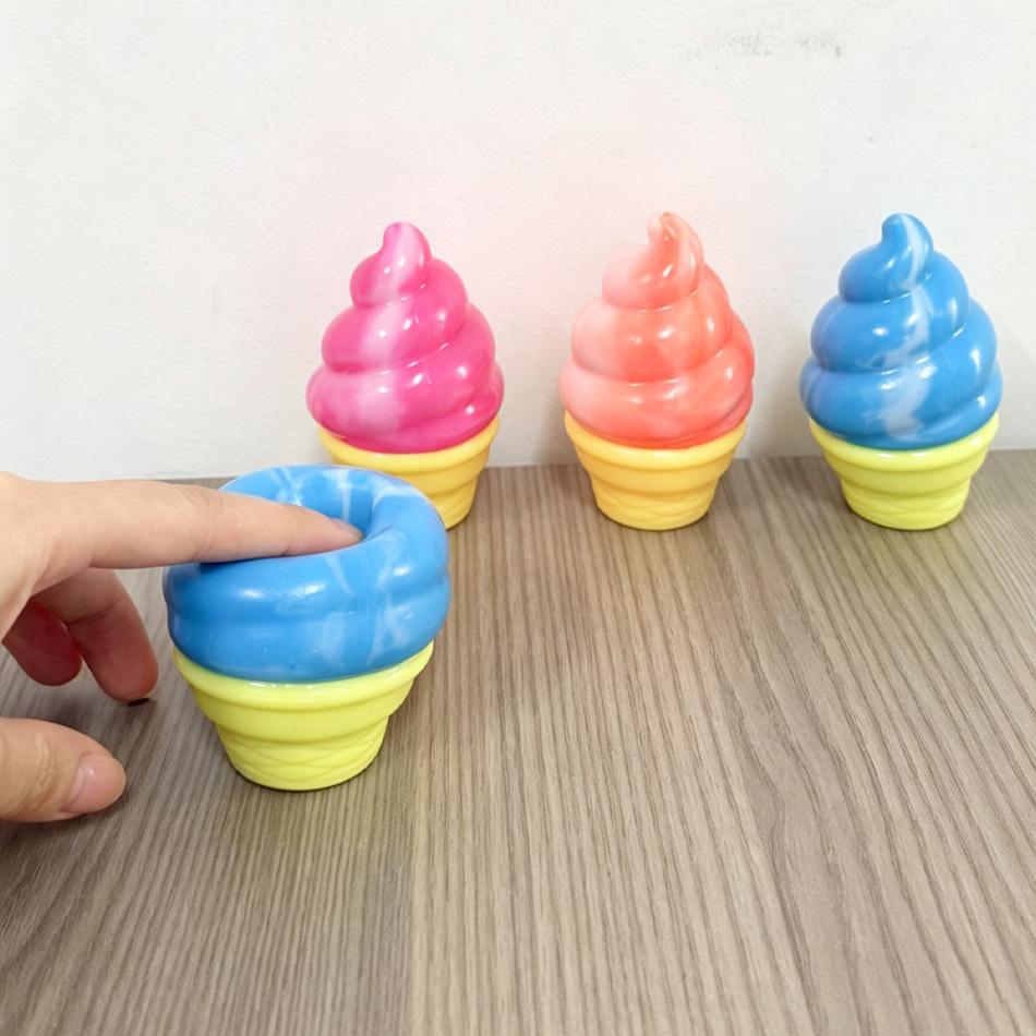 Topmix Cream Squeeze Ice Toy Stress Relief Fidget Toy For Kids Adults Soft Squishy Sensory Toy For Anxiety Party Favor Birthday Gift