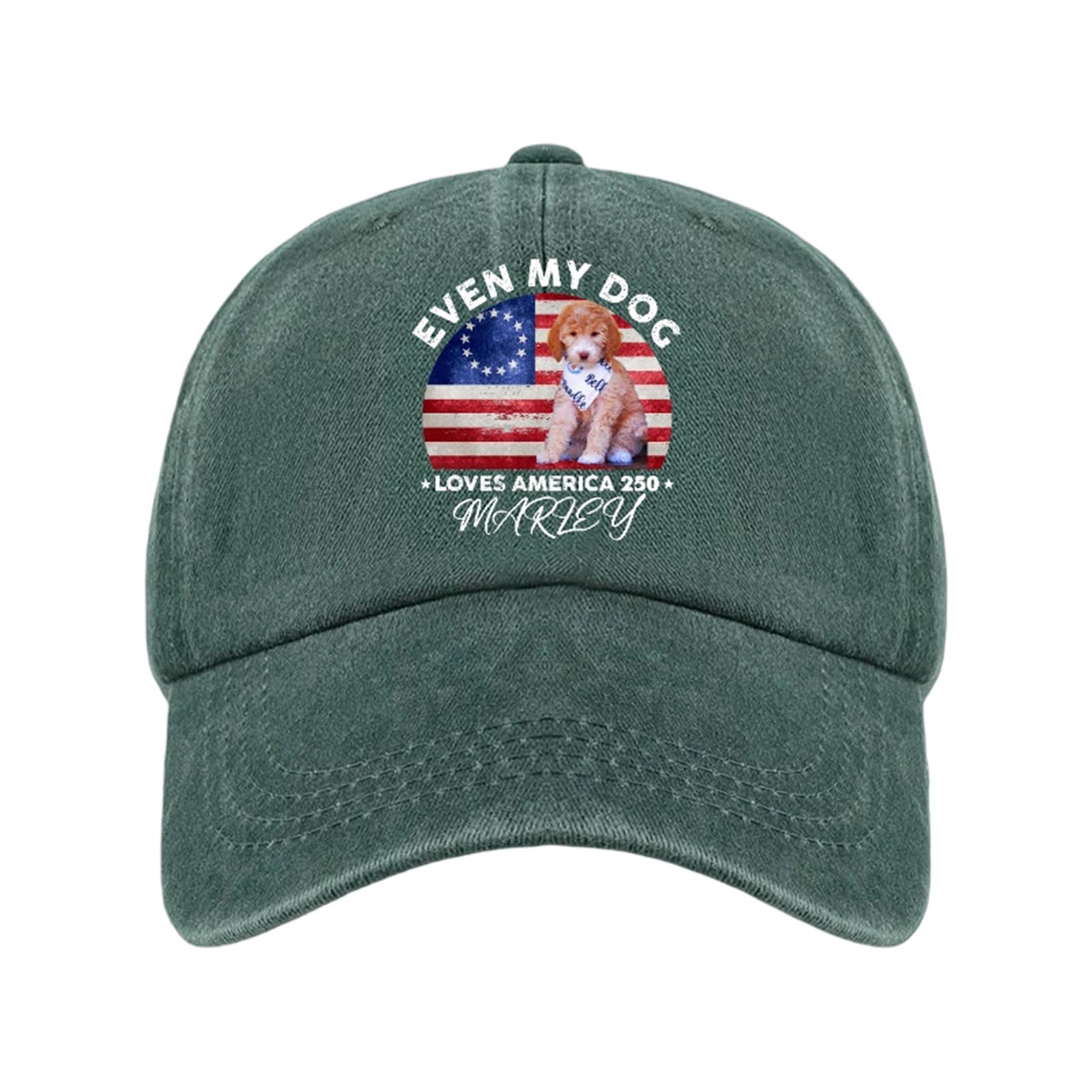 

Printed Baseball Cap, Commemorating The 0th Anniversary Of The United States . One Size