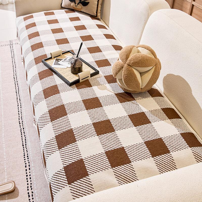 New Four-Season Universal Special-Shaped Sofa Cushion, A Whole Straight Row Of Popular Sofa Towel Cushions, High-End Cover Cloth