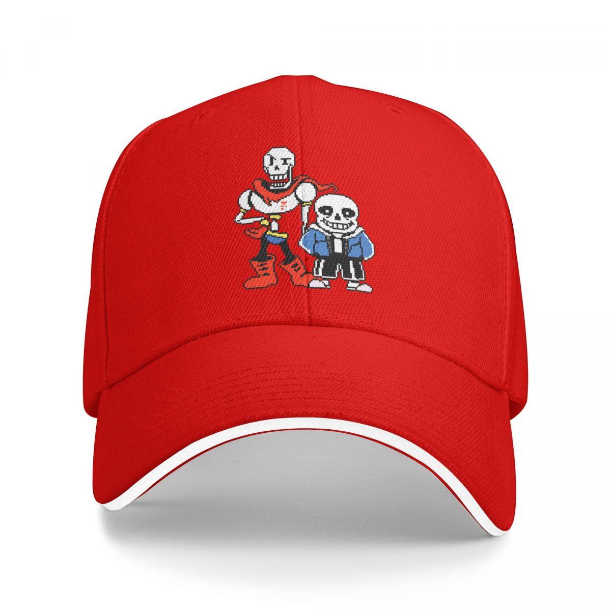 Baseball Caps Game Undertale Sans And Papyrus Graphic Sport FeUnisex Unisex Summer Hats One Size