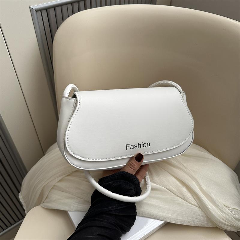 Women'S Bag Spring Fashion Shoulder Bag Retro Pu Bag Niche Versatile Messenger Bag