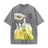 The Apothecary Diaries Maomao Jinshi Printed Tee Men Women Washed T-shirts Cotton T Shirt Short Sleeve Clothing Harajuku Tshirt