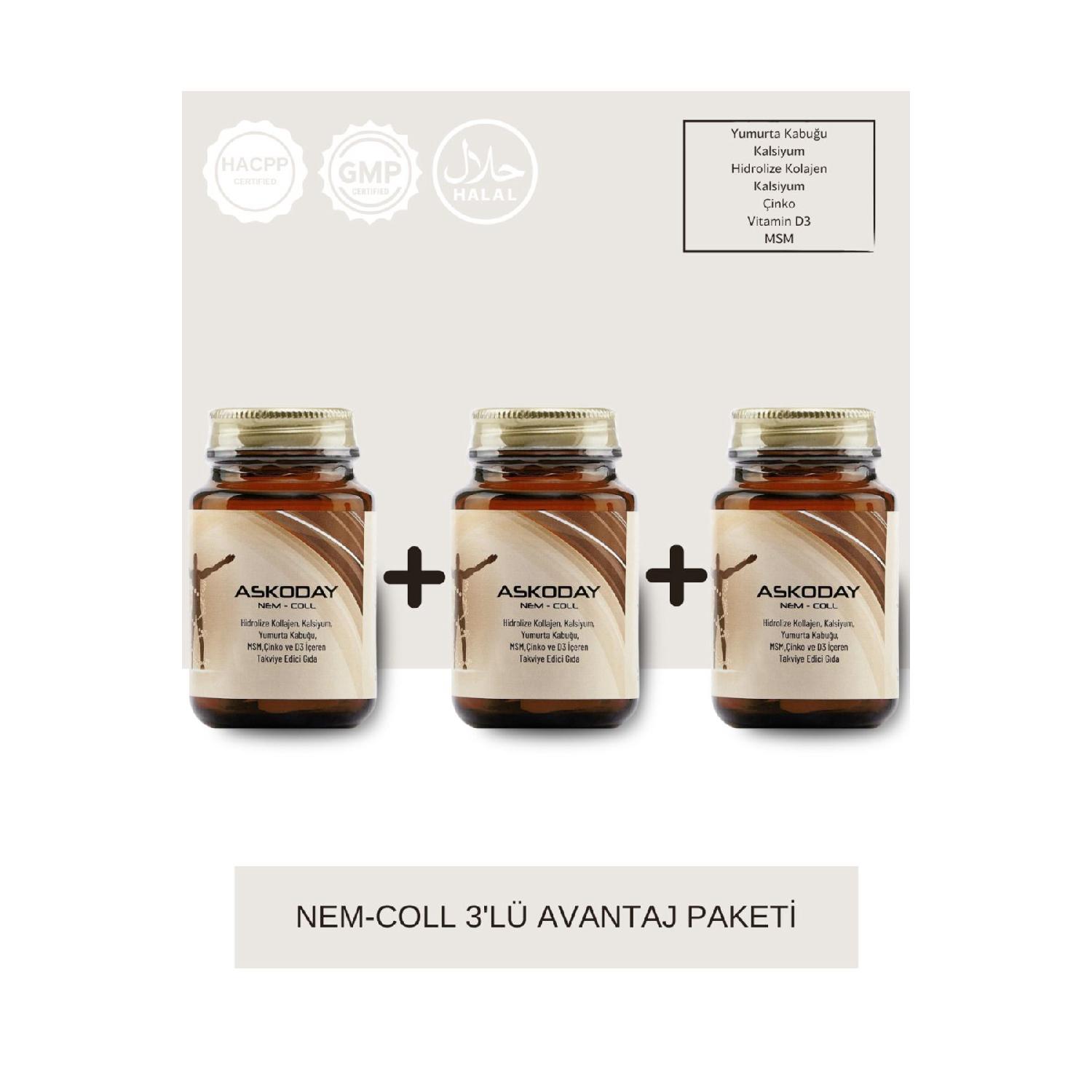 

Nem -coll - Egg Shell Extra, Hydrolyized Collagen And Calcium -containing Bone Joint Health Supplement