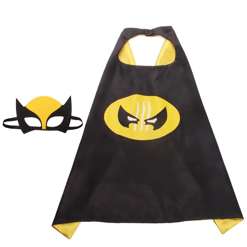 Superhero Cloak Adult Children Cape With Mask For Ultimate Halloween Costume Experience