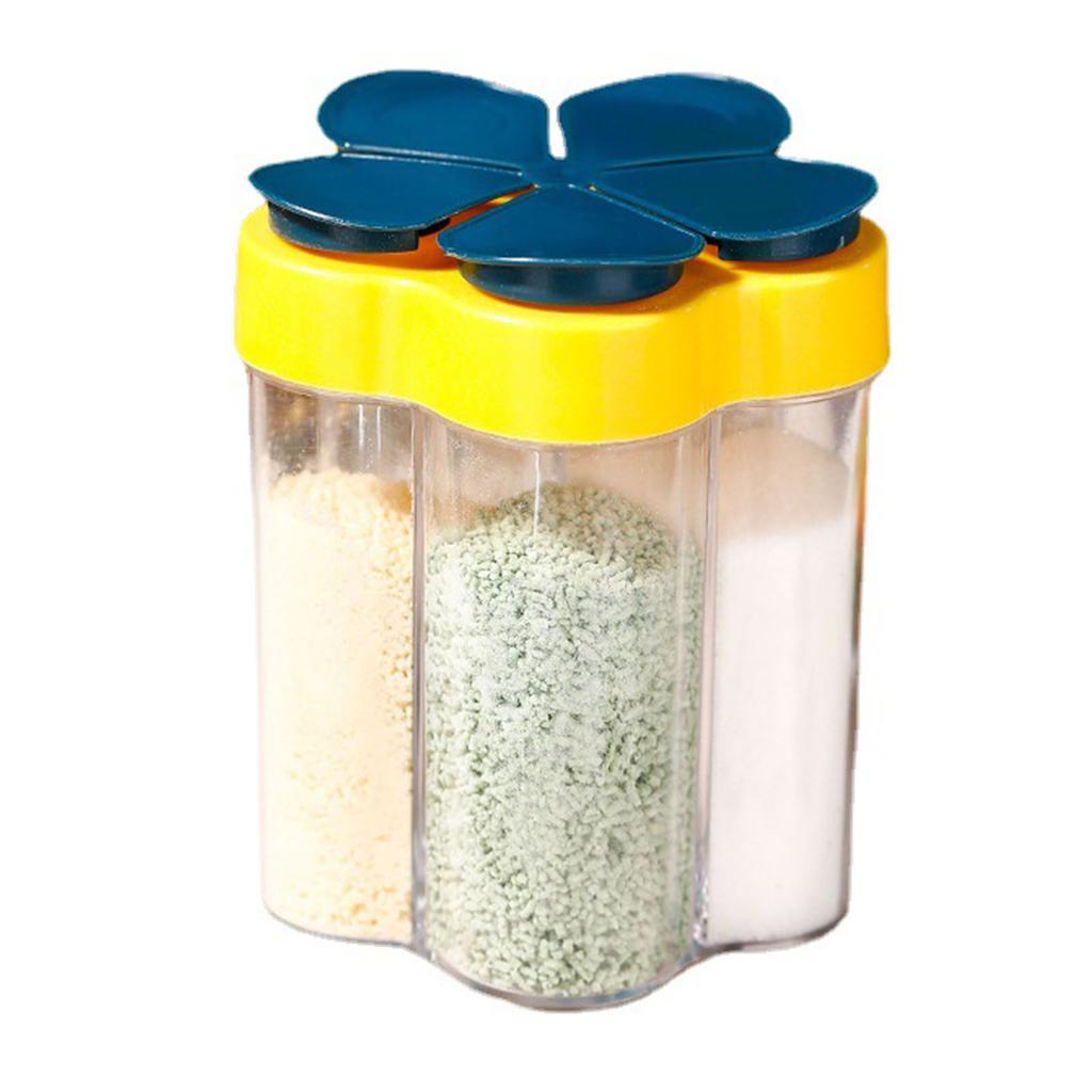 Contenitori per Spezie da Viaggio 5 in 1 Ermetici Contenitori per Condimenti da Viaggio Scatola Portatile per Condimenti da Campeggio per Barbecue Picnic