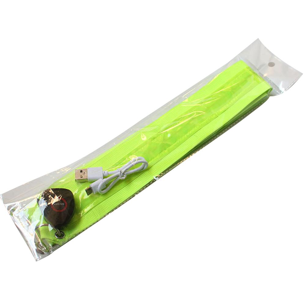 LED Laufgürtel Wiederaufladbar LED Reflektierender Laufgürtel für Männer Frauen Nachtsicherheit Outdoor Wandern Joggen Gehen Leuchtende Ausrüstung