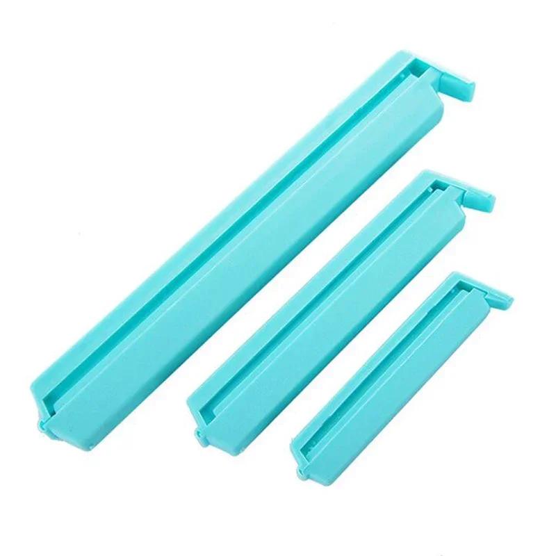 12Pcs Multi Size Portable New Kitchen Storage Food Snack Seal Sealing Bag Clips Sealer Clamp Plastic Tool Kitchen Accessories
