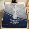 Spurs Aufdruck Flanelldecke, weicher Überwurf für Schlafzimmer Sofa, waschbar, Fanartikel, tolles Geschenk.