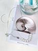 2024 Korean Style: 925 Sterling Silver Bamboo Link Chain with 8 Freshwater Pearls for Women