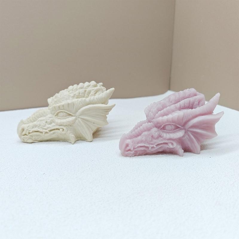 Silicone Molds 3D Dragon Candle Molds Casting Molds Soap Baking Molds Craft Supplies Plaster Molds for Candle Making