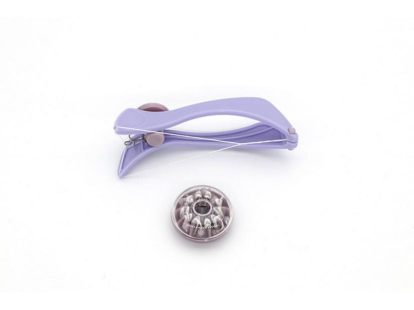 Damen Epilierer für das Gesicht: Manuelles Haarentfernungswerkzeug mit Baumwollfaden zum Rasieren und Enthaaren.