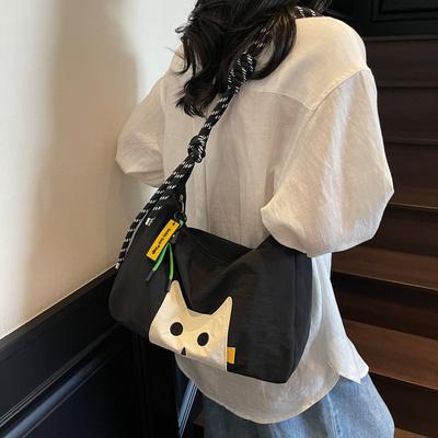 Süße kleine Handtasche im abstrakten Stil, tragbare Umhängetasche, Tasche mit großem Fassungsvermögen