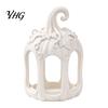 Christmas Home Decor Hollow Wind Lamp Candlestick Holder, 3D Printed PETG with Exquisite Elegant Carved Relief Pattern Lantern, Creative Romantic