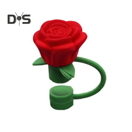 

Силиконовые колпачки для соломинок, розовые насадки для соломинок, 10 мм, многоразовые, герметичные, пыленепроницаемые колпачки для соломинок, подарки на День святого Валентина 10 mm красный