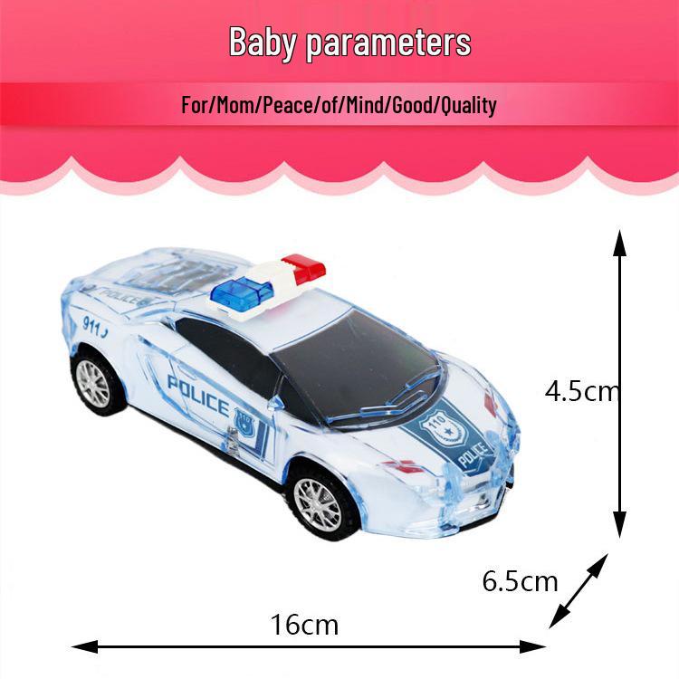 

Двухслойная игрушка-симулятор полицейской машины: Электрическая модель для подарков на день рождения мальчиков и День защиты детей Basic [No Battery]
