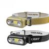 New XPE+COB Motion Sensor Headlamp, USB Rechargeable, Super Bright, Lightweight for Night Running Cycling Outdoor