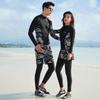 Womens UV Protection Long Sleeve Rash Guard Set Snorkeling Diving Surfing Swimming