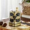 Creative retro press type toothpick holder, fashionable toothpick box, luxurious restaurant, hotel, household toothpick holder,
