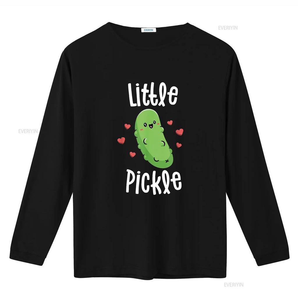 Little Pickle Funny T Shirt For Girls Vegan Women s  Fashion Top with Unique Print vintage Washed Unisex streetwear Breathable