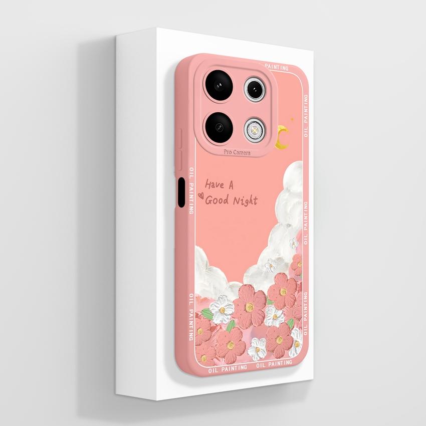 Pre telefón Xiaomi Redmi Note 13 12 14 Pro 13R 12R 14S Puzdro na telefón Pekný fialový vzor srdca pre milovníkov Mäkký silikón Vysoká kvalita Protišmykové puzdro Pre kryt Redmi