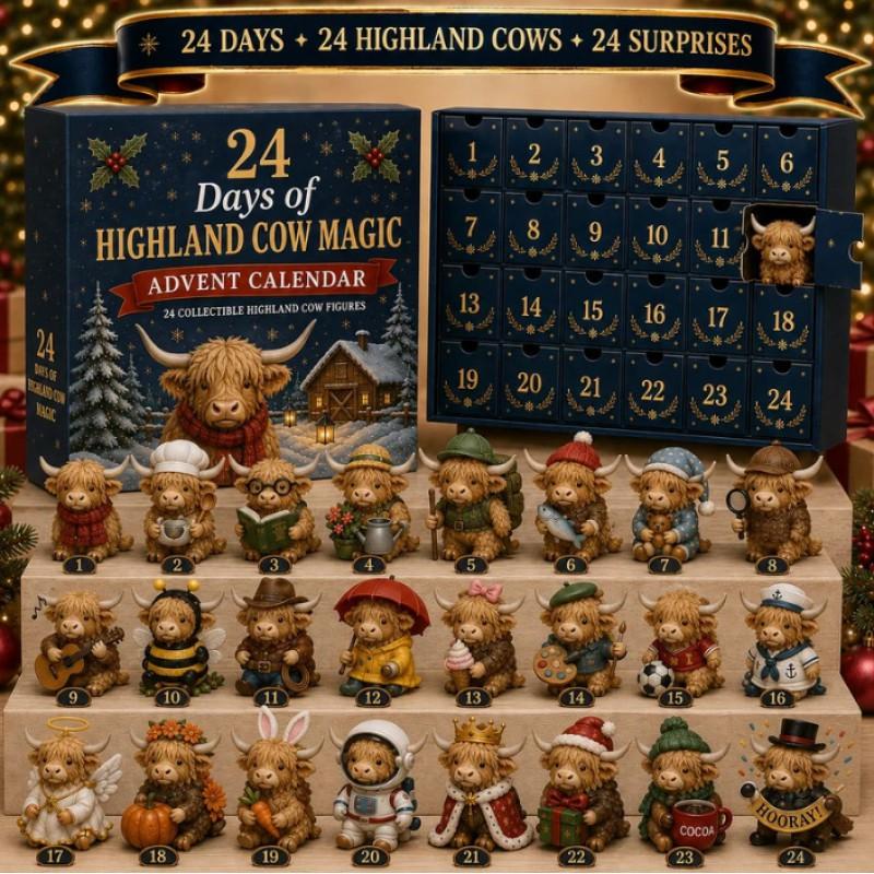 2026 Magic Animal Advent Calendar Acrylic Blind Box Collectible Ornament Christmas Gift