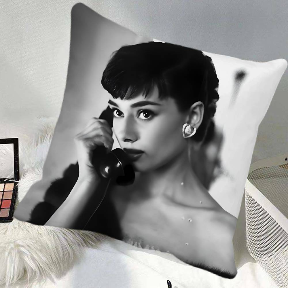 Movie RRoman Holiday Pillow Case Square Pillow Bedroom Sofa Leisure Comfort Cushion Car Home Decoration