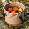 Heavy Type Folding Water Bucket Portables Outdoor Bucket Durability Water Bucket For Family Trip And Fishing