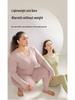 10A Antibacterial Women's Slim Fit Pure Cotton Autumn Innerwear Set - Base Layer, Plus Size