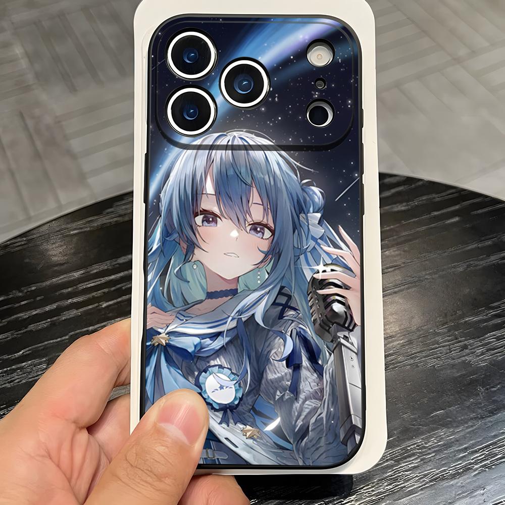 H-Hoshimachi S-Suisei Phone Case For IPhone 17 Pro Max 16 15 14 Pro Max 13 11 X Xs Xr 8 7Plus Silicone Cover