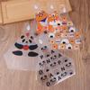 50Pcs Cute Cartoon Triangle Rice Ball Packing Bag Seaweed Sushi Mould Bag Sushi Bento Accessories Seaweed Rice Ball Sushi Bag