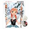 Pearl Painting Frozen Anna DIY Pearl Painting Gem Art Pearl Dot Painting Picture Crafts Adult Beginner Gifts Home Decor