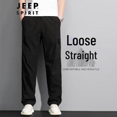 JEEP SPIRIT Herren Cargo-Hose mit mehreren Taschen