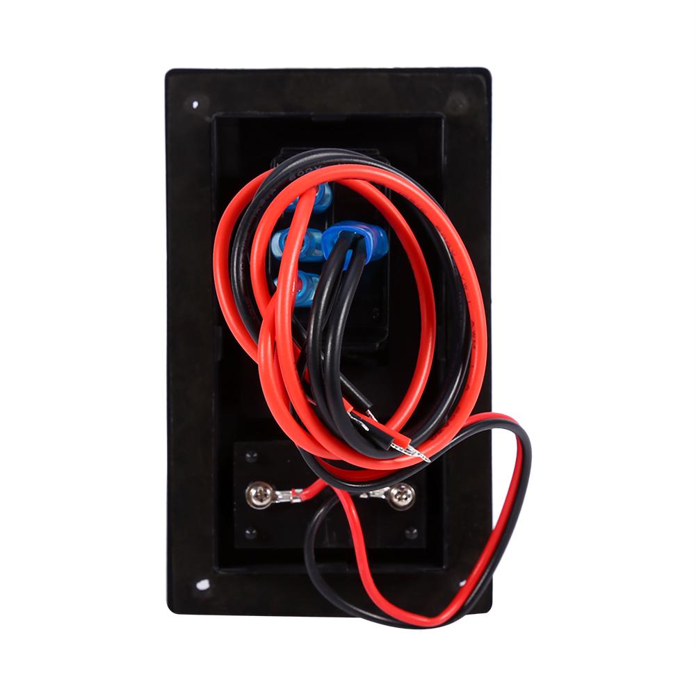 12V DC Marine Boot Voltmeter LED Dual Batterie Test Panel Wippschalter Auf OFF auf