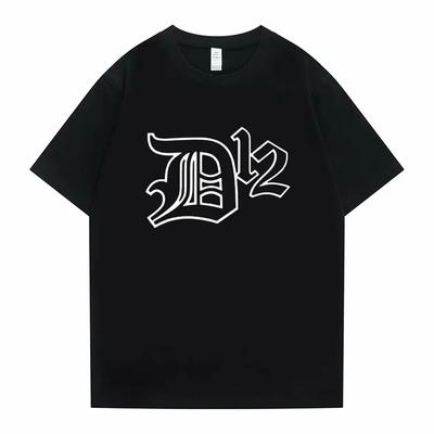 Rapçi Eminem Aynı Stil Grafik Baskılı Tişört Erkek Saf Pamuklu Tişört Erkek Bol Üstler Erkek Kadın Moda Büyük Beden Hip Hop Tişörtler