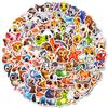 100 Pcs Cute Animal Big Eyes Stickers for Phone Case Laptop Luggage Decoration
