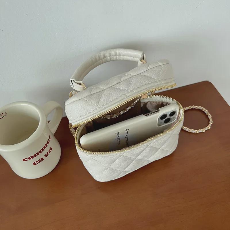 2025 Módna dámska letná kabelka vedro s diamantovou retiazkou do ruky - Všestranná cez rameno/messenger