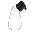 Glass Oil Pot Storage Bottle Black Kitchen Seasoning Bottle Easy Clean Sauce Container for Home Restaurant Oil Pot