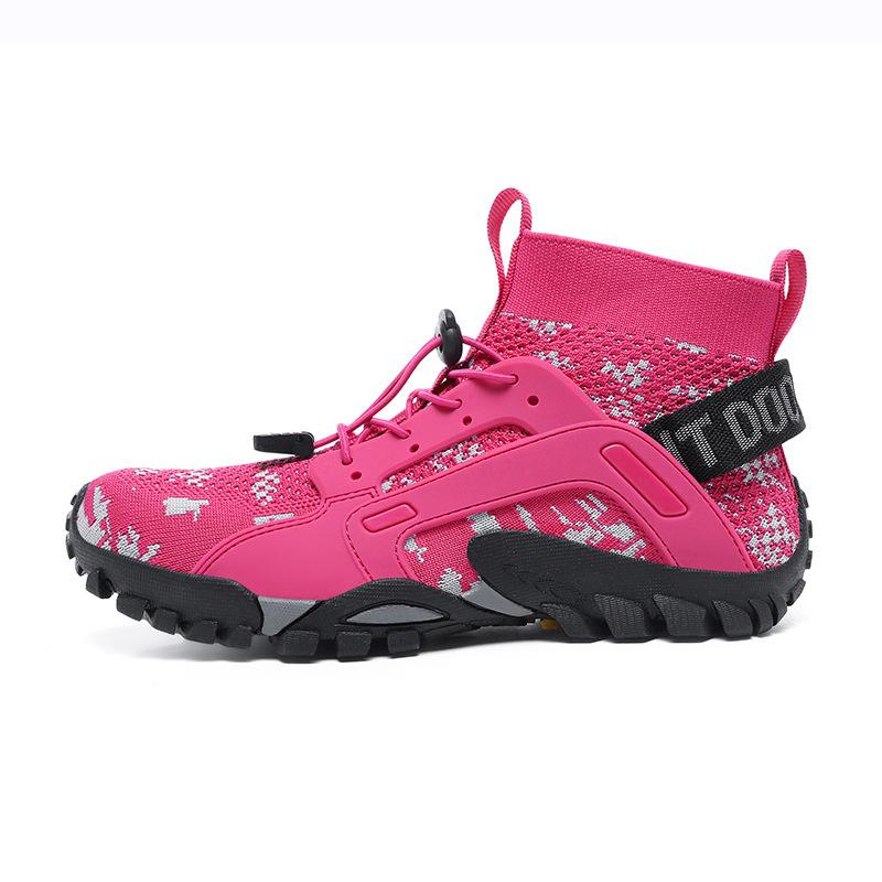 Men's and Women's Outdoor Hiking Shoes Breathable and Quick-drying Outdoor Running Shoes Wear-resistant Hiking Shoes Amphibious Climbing Shoes