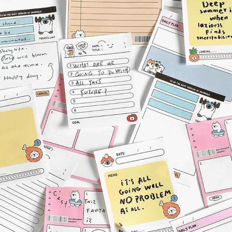 Office School Supplies A Note A Day Ins Korean Style Cute Check in Plan Note Study List N Times Sticky Kawai Stationery Gift