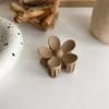 Fashion Frosted Brown Hair Clip  Ladies Temperamen Hairpin Large  Back of Head Shark Clip Korean Style  Hair Accessories